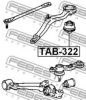 TOYOT 4865530140 Control Arm-/Trailing Arm Bush